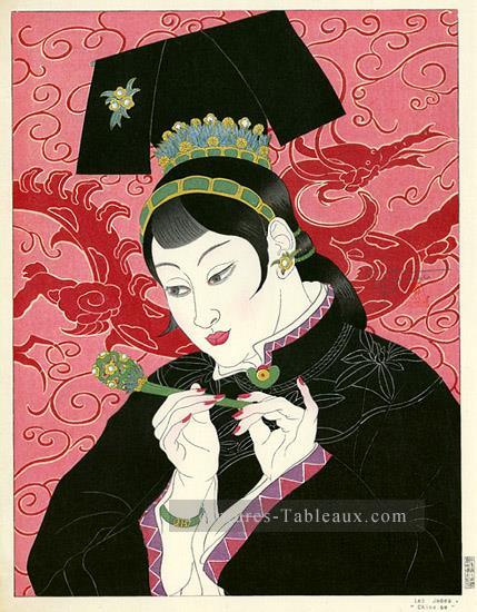 les jades chinoise 1940 Chine sujets Peintures à l'huile